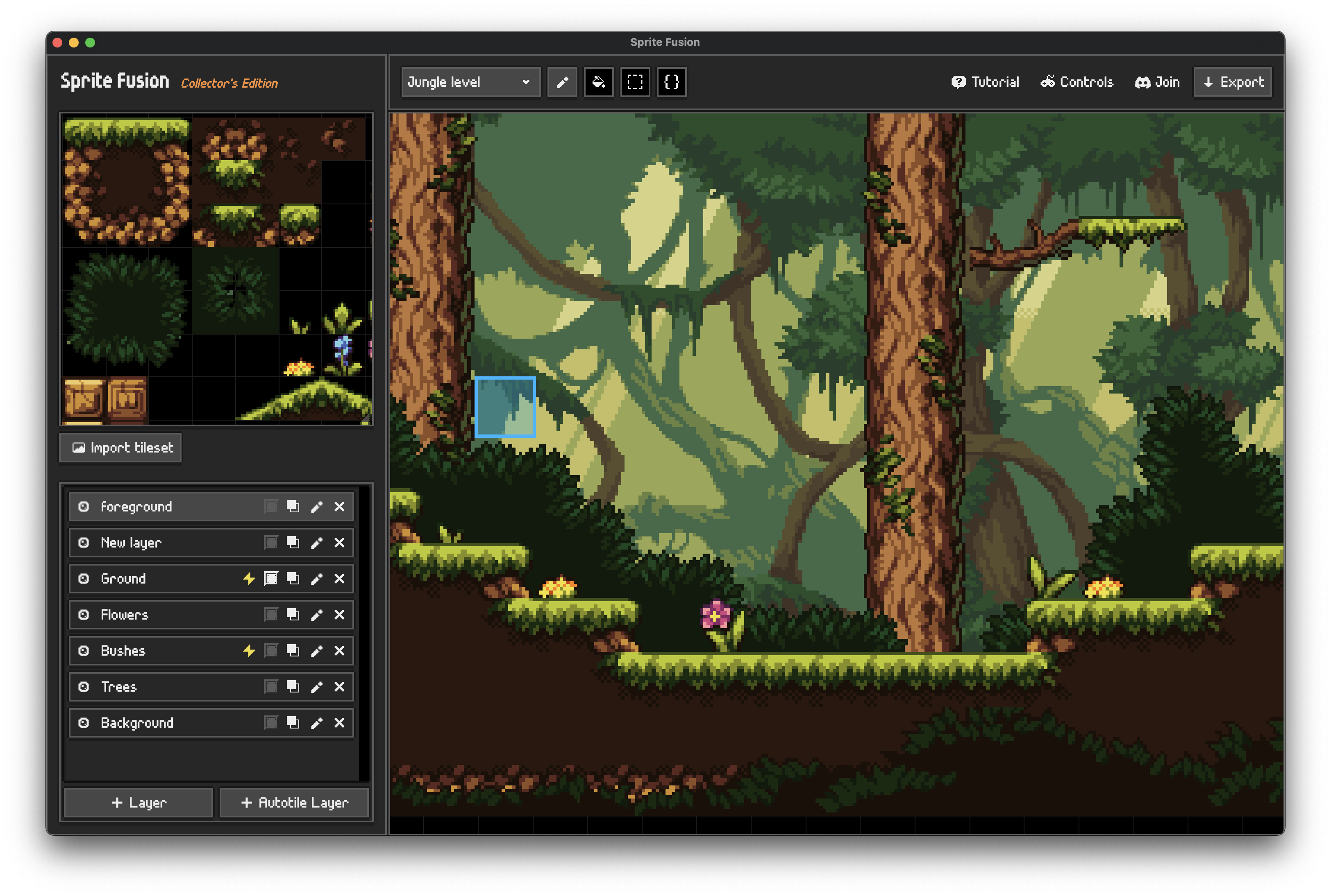 Import Tileset