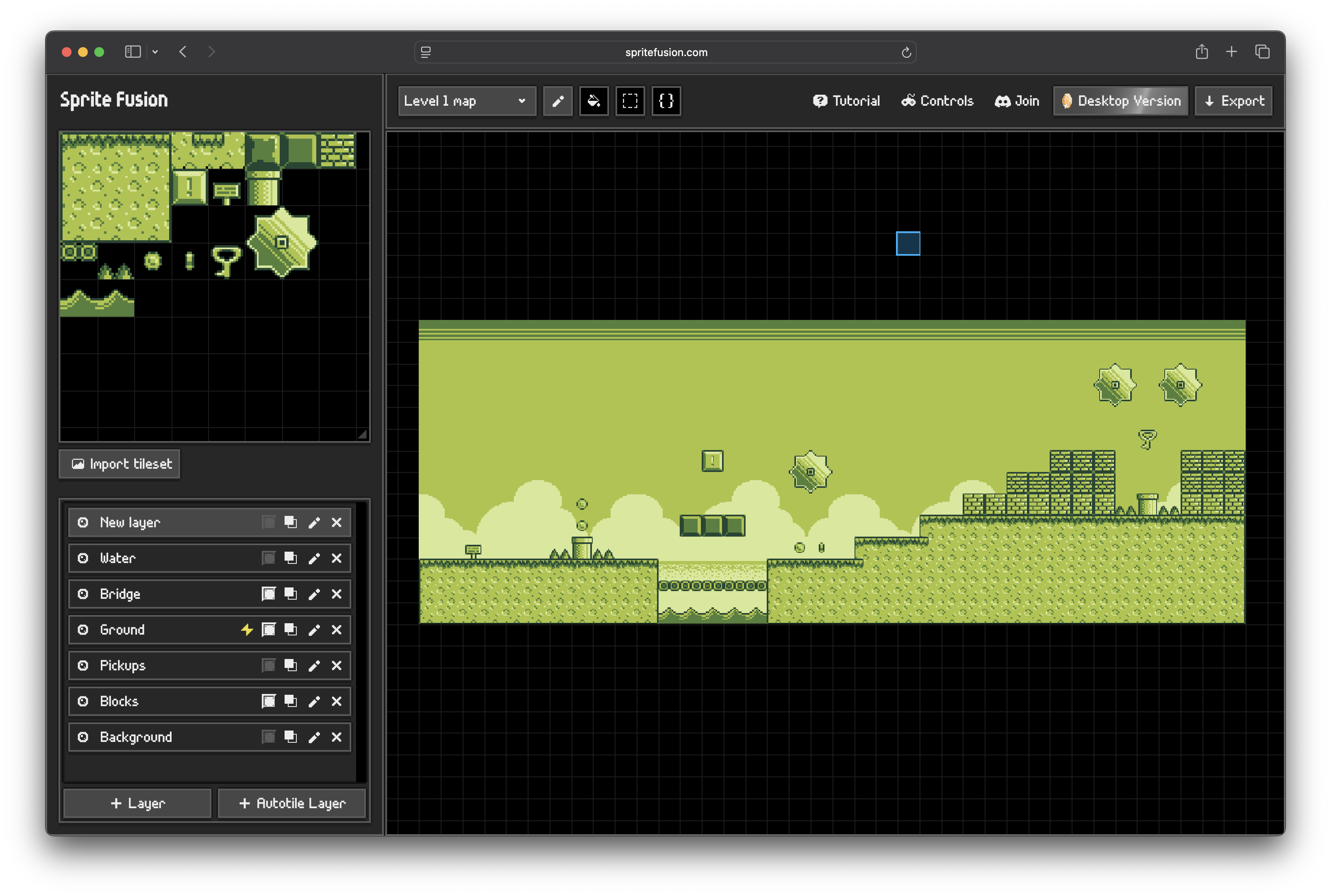 Sprite Fusion Software