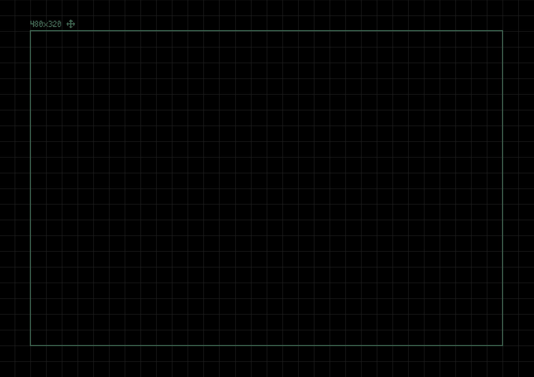 Map size overlay