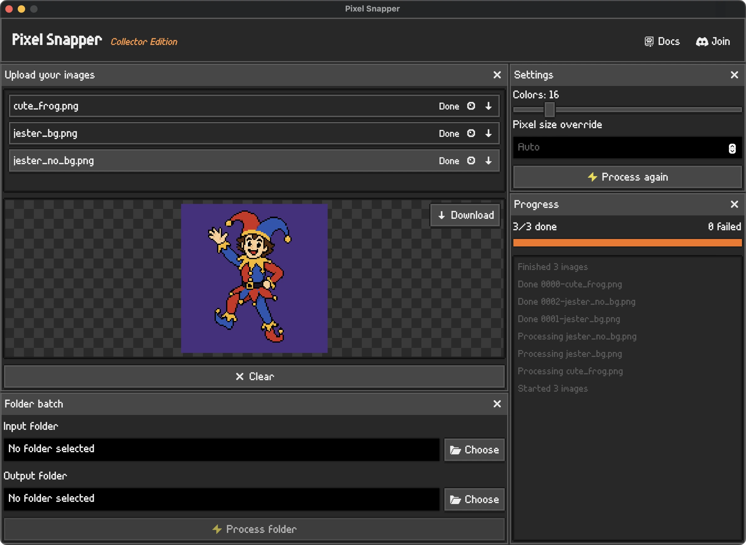 Pixel Snapper Desktop Edition