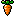 16x16 pixel art carrot sprite