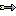 Pixel art arrow with a wooden shaft and pale arrowhead