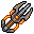 Pixel art alien weapon used as a style reference