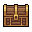 32x32 pixel art game asset of a closed medieval treasure chest with gold trim