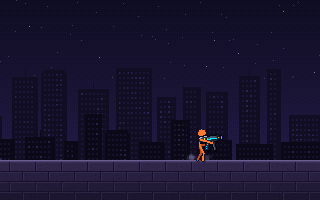 Blood pixel art effect, animated