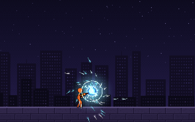 Energy Pixel Art VFX, open source - Sprite Fusion