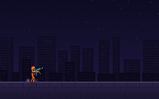 Fire pixel art effect: Burning