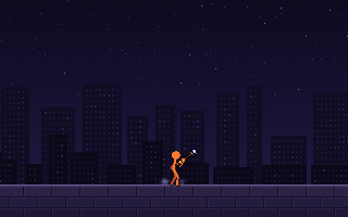 Ice pixel art effect, animated