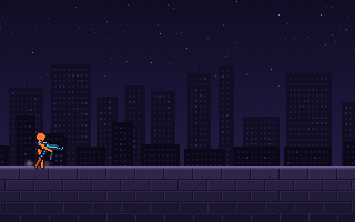 Impact pixel art effect, animated