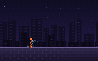 Muzzle Flash pixel art effect, animated